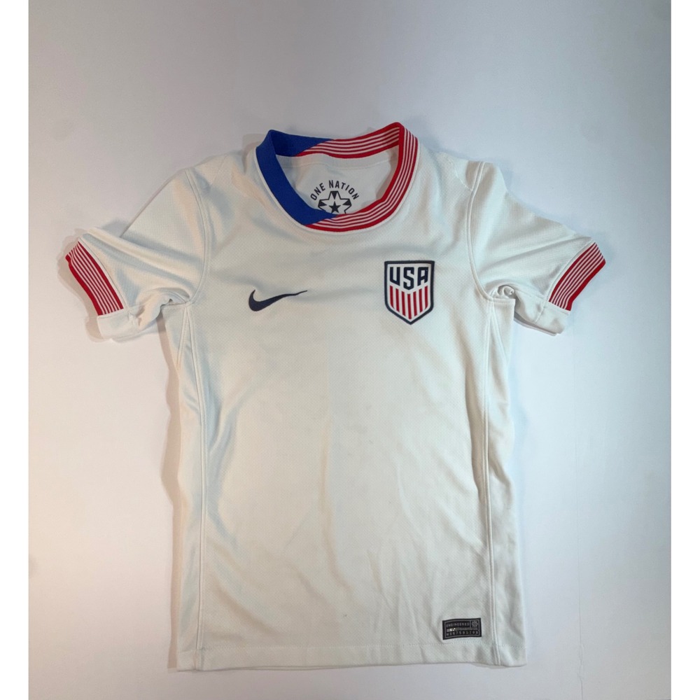 Nike USWNT 2024 Home Stadium Soccer Jersey White FJ4374-100 Small
